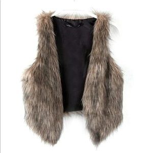 Fashion Faux Fur Waistcoat Vest